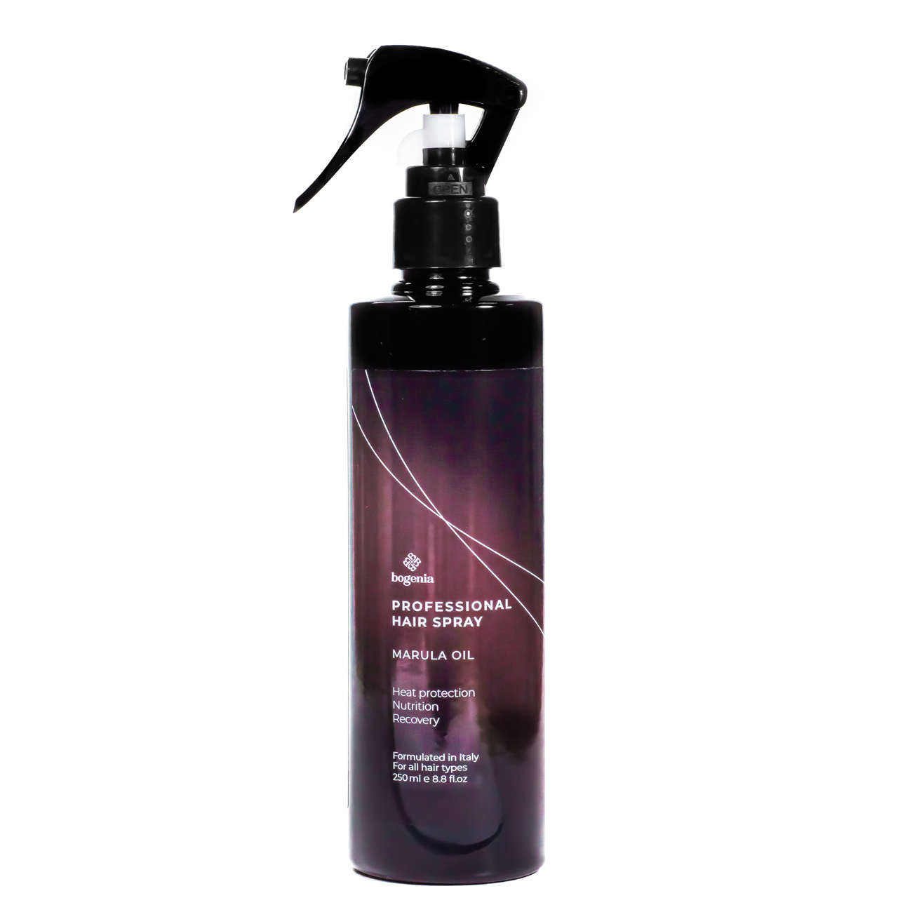Спрей термозахист для волосся Bogenia Marula oil 250 мл (BG403 003)