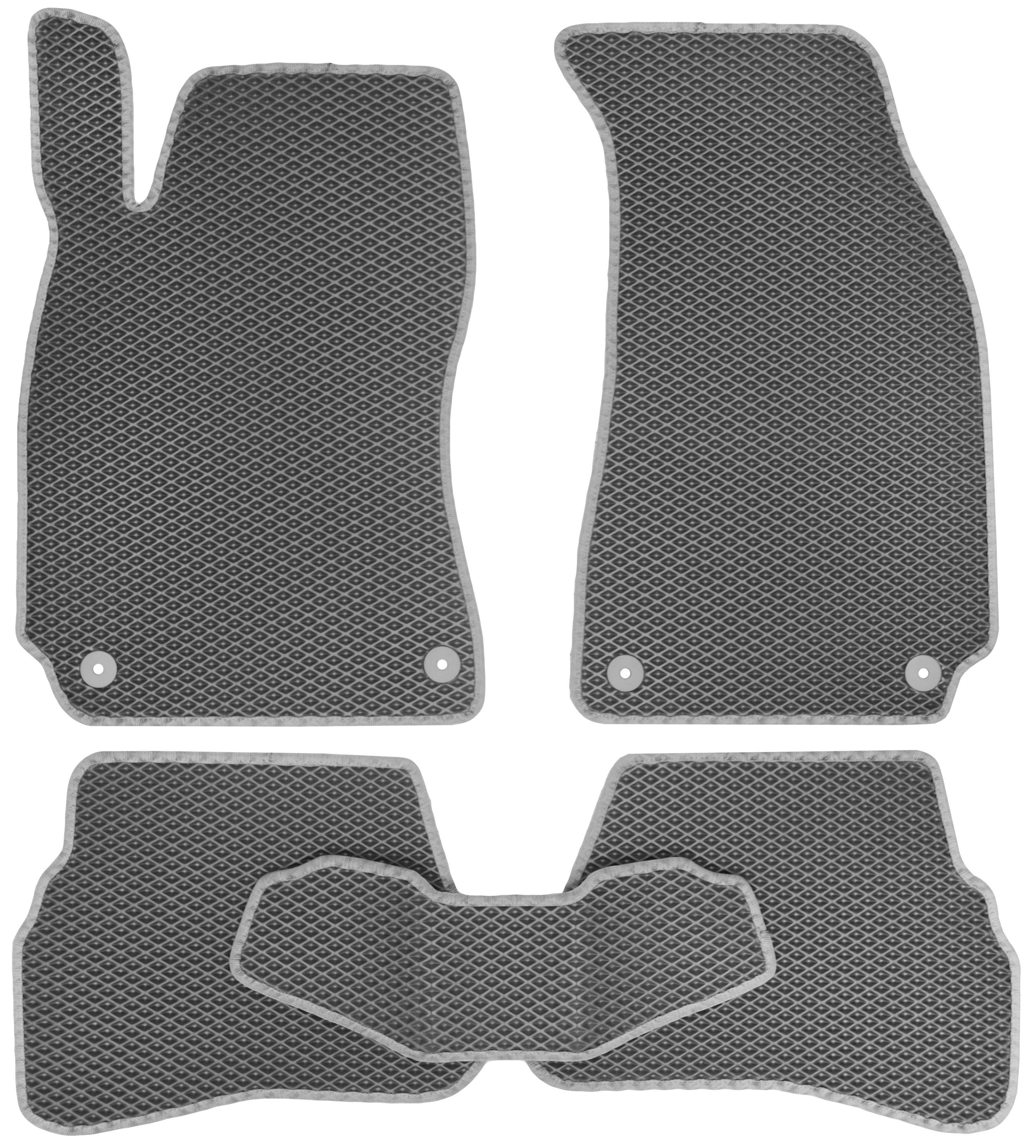 Коврики в салон для Volkswagen Passat B5 '97-05 EVA-полимерные Серый (157662)