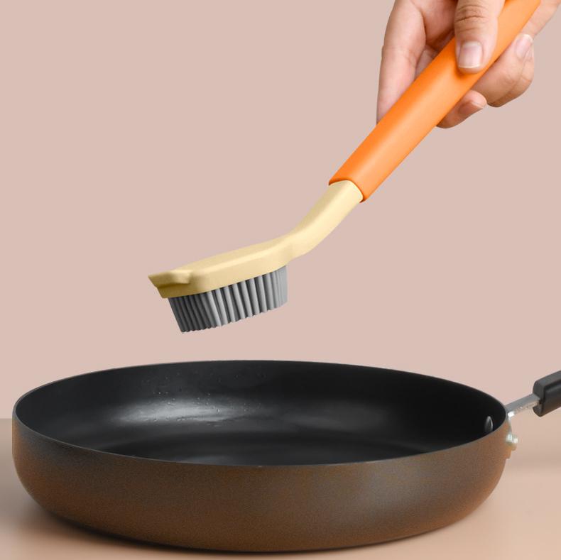 Щетка для мытья посуды 10930 26,8х6 см Оранжевый (4570708) - фото 6 Щетка для мытья посуды 10930 26,8х6 см Оранжевый (4570708) - фото 6