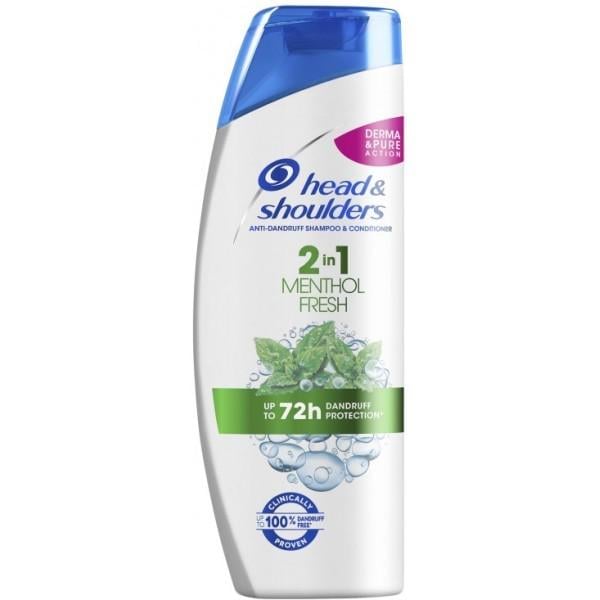 Шампунь Head & Shoulders 2в1 Ментоловий 360 мл (5000174028522) Шампунь Head & Shoulders 2в1 Ментоловий 360 мл (5000174028522)