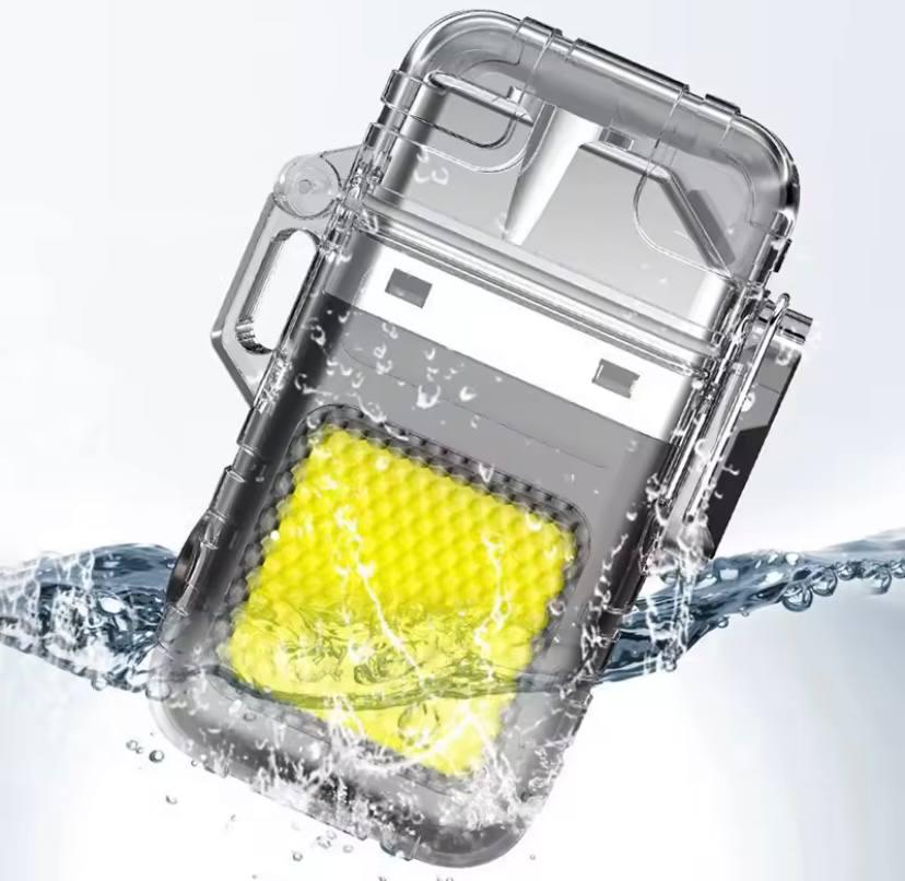 Зажигалка с фонариком и USB-зарядкой электроимпульсная спиральная (5a85ca17) - фото 2