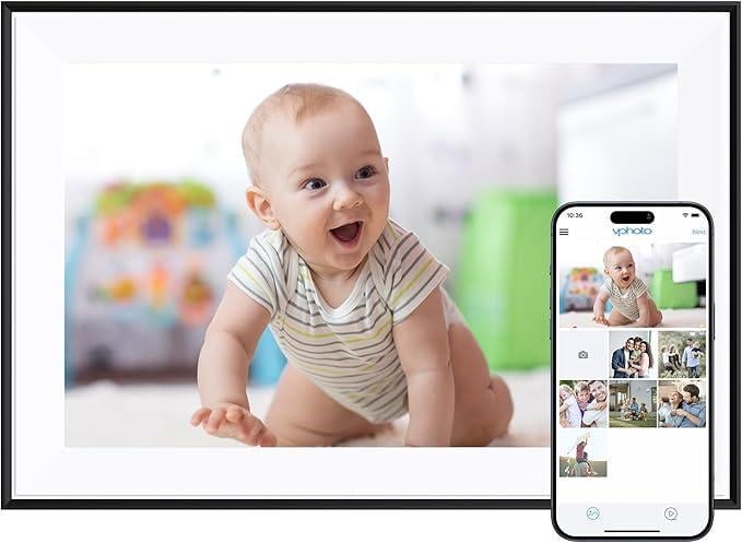 Фоторамка цифрова сенсорний екран WIFI Dragon Touch 10,1" з роздільною здатністю 1280х800 HD IPS
