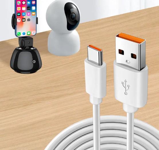 Кабель USB to Type-C 2 A для зарядки и питания 12 м Белый (USB Type-C 12m) - фото 5