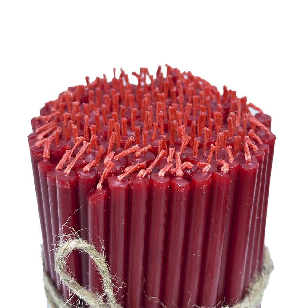 Свічки воскові 75% №60 1 кг 19 см 150 шт. Червоний (060СК1) - фото 4 Свічки воскові 75% №60 1 кг 19 см 150 шт. Червоний (060СК1) - фото 4