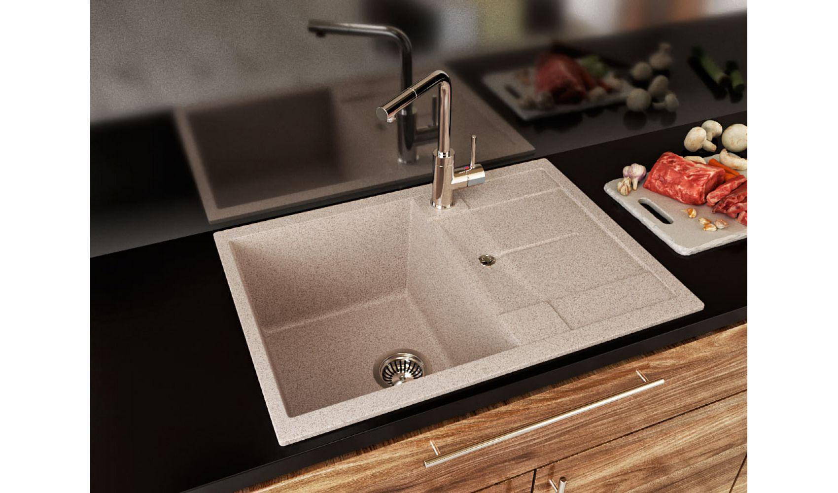 Кухонная мойка Lexona Candy Compact гранитная Авена - фото 2