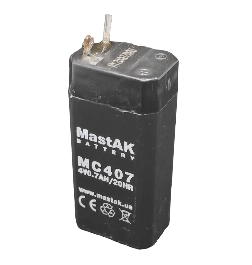 Аккумулятор Mastak MС407 4V 700 mAh (185260)