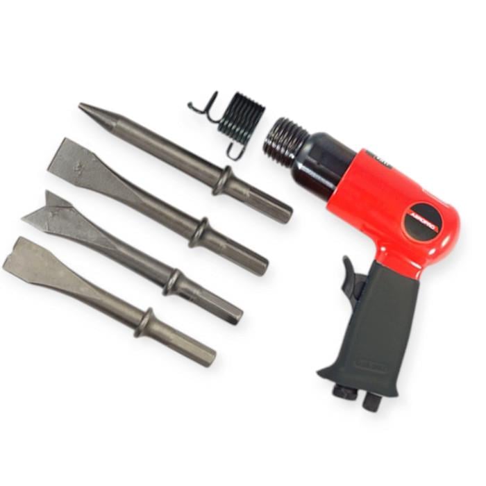 Молоток пневматичний AeroPro з набором зубил 4 шт. 4500 уд/хв (2684182777)