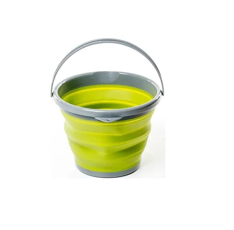 Відро силіконове Tramp складне 10 L  Оливковий (TRA-TRC-091-OLIVE)