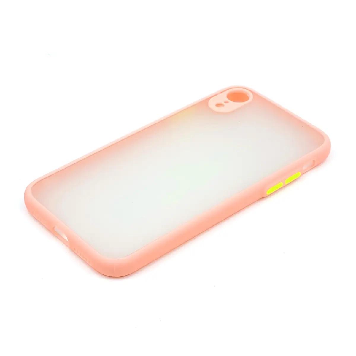 Силіконовий Чохол Накладка Avenger Totu Series Separate Camera iPhone Xr Pink