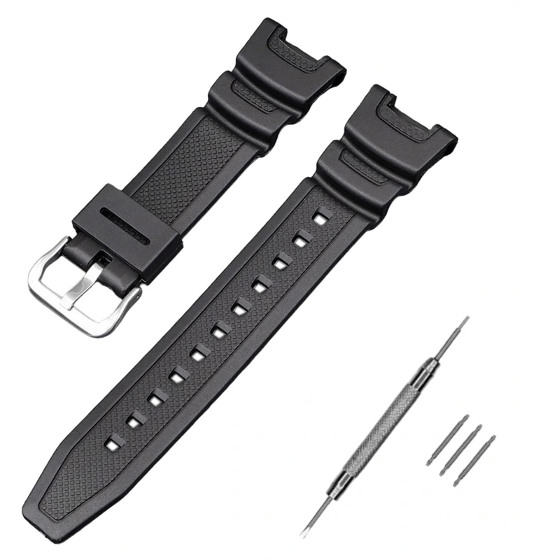 Ремінець для Casio SGW-100 Black SI (22669)