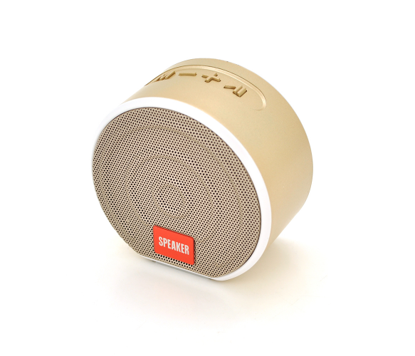 Колонка Voltronic T8 беспроводная 3W 600 mAh BL 4,1 Золотой (628527)