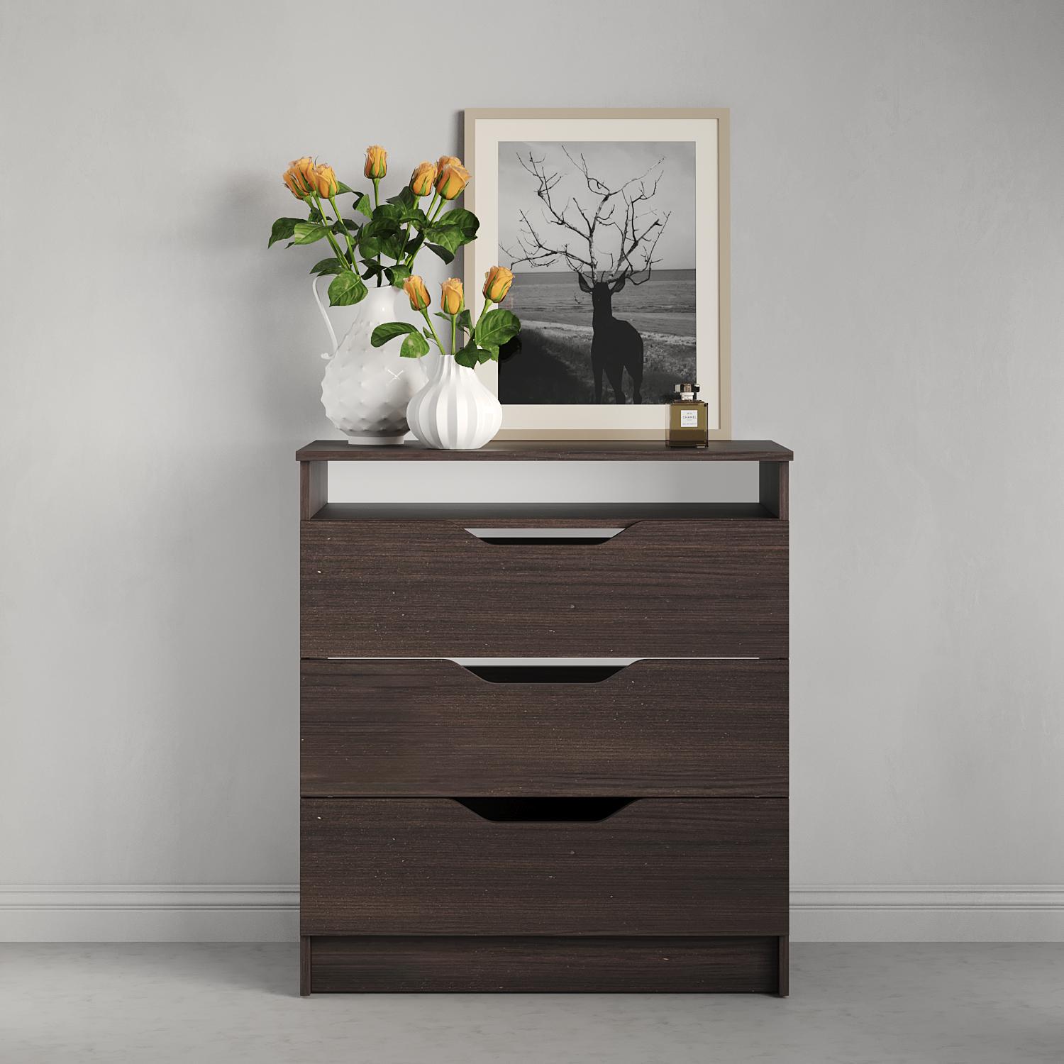 Комод в спальню MebelStar 800 Лилу 81x40x89 см Дуб ристрето (MBS-1342)