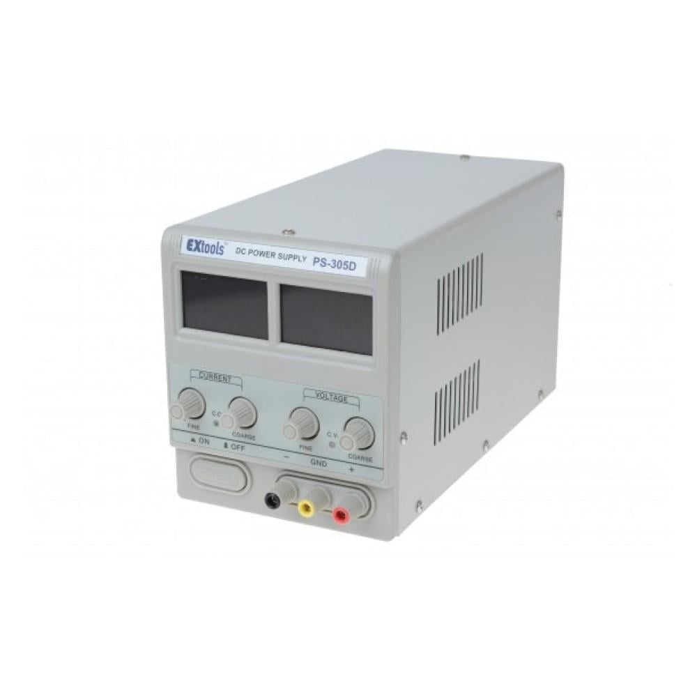 Блок питания лабораторный Extools PS-305D 30 В/5А (8-22-21209) Блок питания лабораторный Extools PS-305D 30 В/5А (8-22-21209)