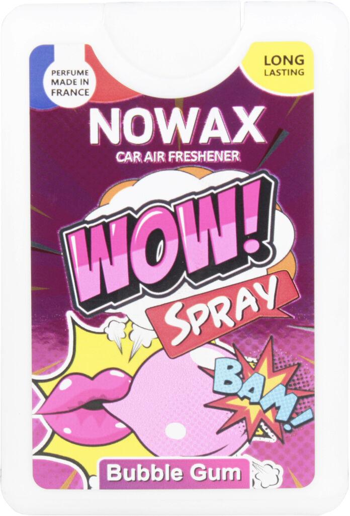 Ароматизатор для авто Nowax Wow Spray Bubble Gum на зеркало спрей 18 мл (0312341)