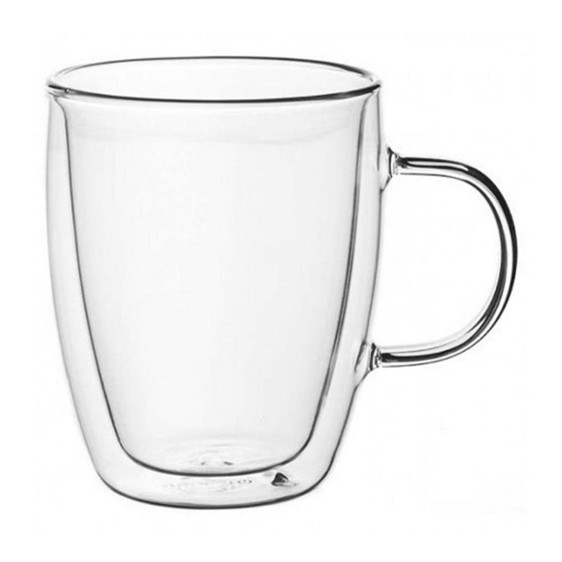 Чашка стеклянная с двойными стенками Биг-Бен боросиликатное стекло 400 мл