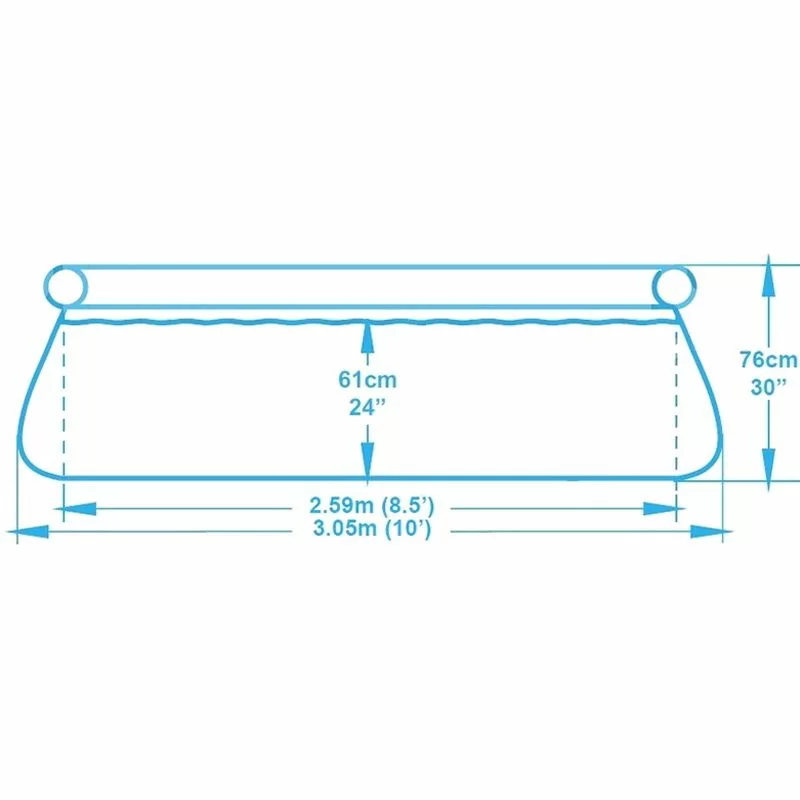 Бассейн надувной Bestway 57270 с картриджным фильтром 305х76 см - фото 5