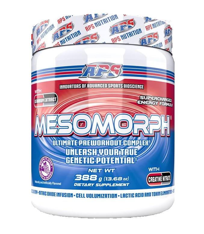 Передтренувальний комплекс Aps Mesomorph Geran IUm Extract Grape 388 g ver4