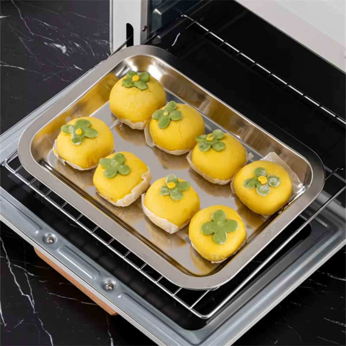 Набор противней из нержавеющей стали A-PLUS 3 шт. - фото 5