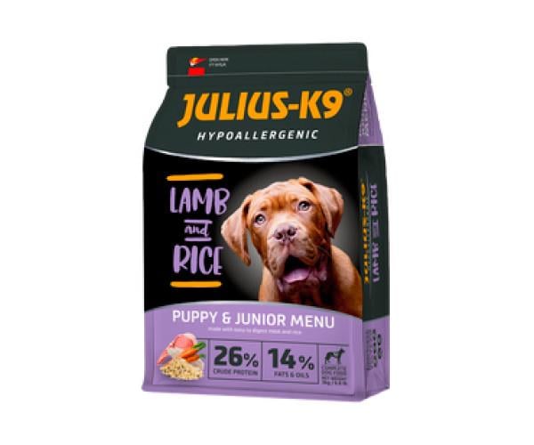 Корм сухий для собак Julius-К9 HighPremium Puppy&Junior гіпоалергенний ягня та рис 3 кг (49466)