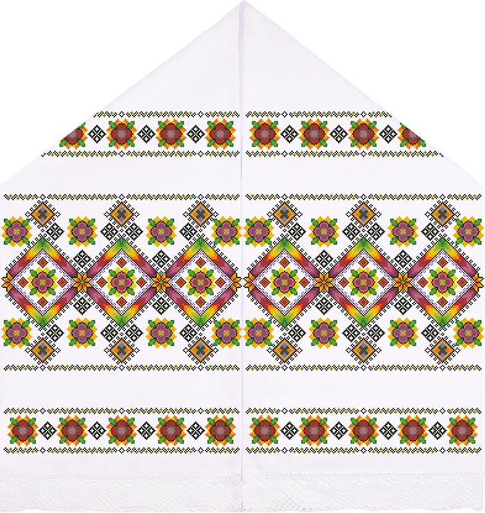 Схема Рушник под Каравай для вышивки бисером и нитями на атласной ткани (ТР132ан4599)
