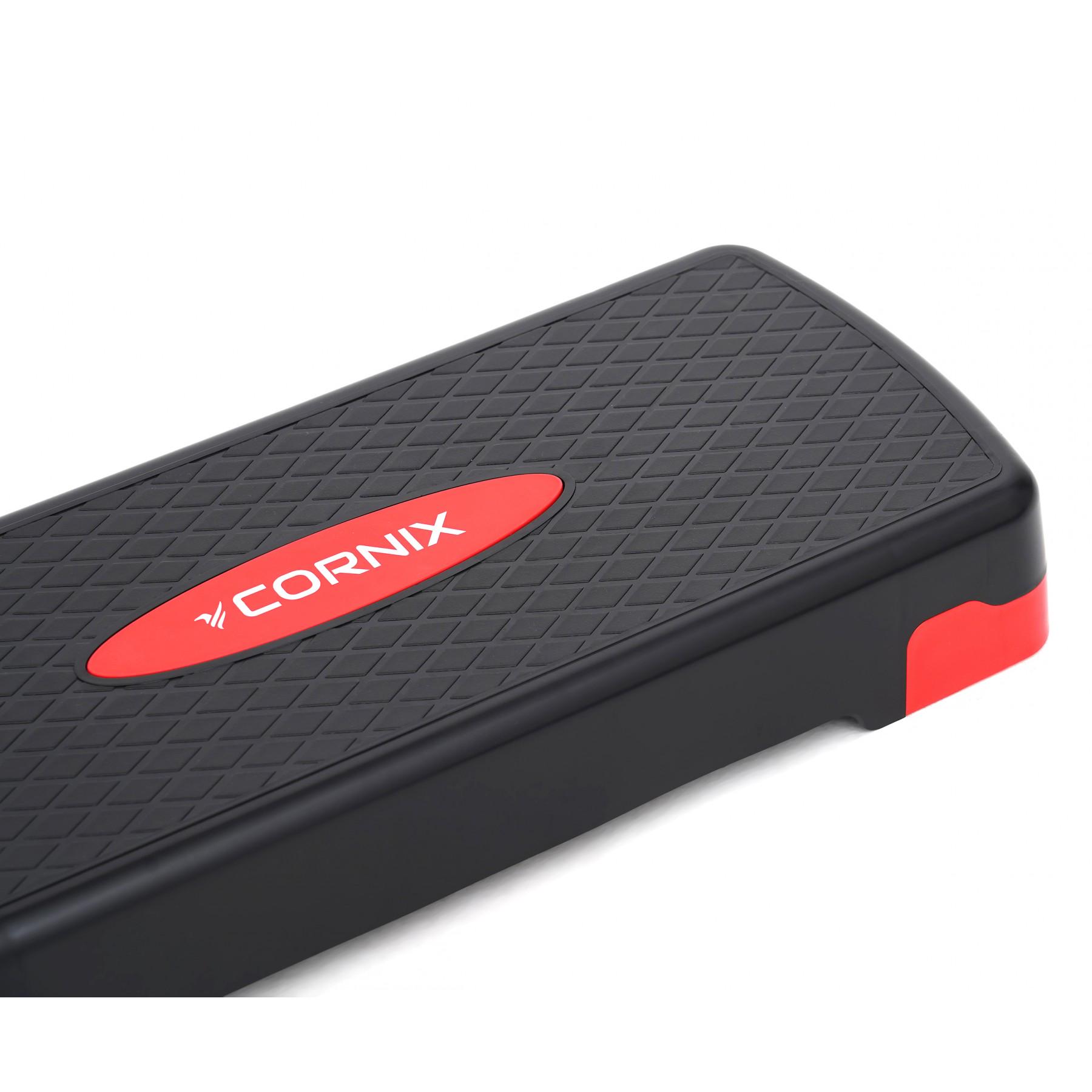 Степ-платформа Cornix XR-0190 68х28х10-15 см Black/Red (39184) - фото 4