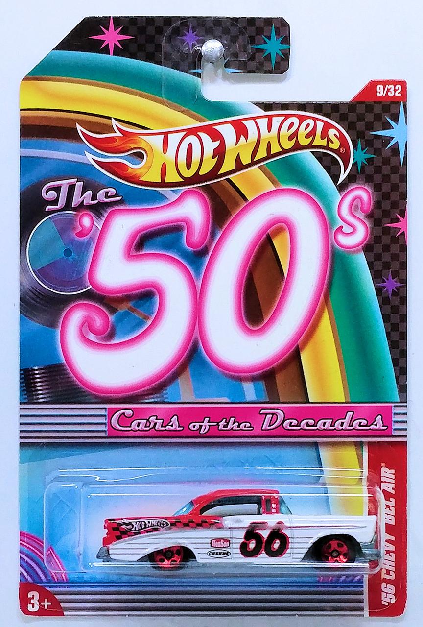 Игрушечная машинка Hot Wheels 56 Chevy Bel Air 2011 Cars of the Decades 9/32 The 50s (V4423)