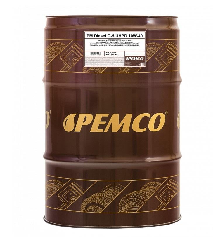 Мастило напівсинтетичне Pemco Diesel G5 UHPD 10W-40 60 л