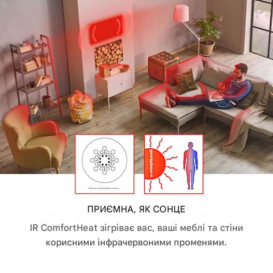 Инфракрасный обогреватель-картина KLARSTEIN Wonderwall Air Art Smart Gartenweg 700 Вт (10035134) - фото 7 Инфракрасный обогреватель-картина KLARSTEIN Wonderwall Air Art Smart Gartenweg 700 Вт (10035134) - фото 7