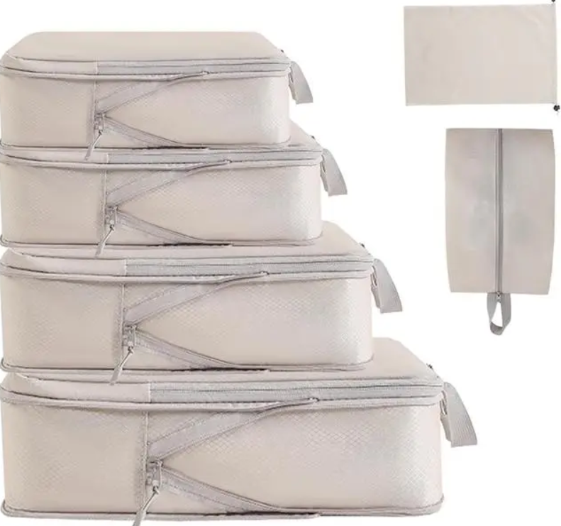 Набір органайзерів для подорожей Monochrome Тип 2 4в1 Блакитний (КДО-42-24) - фото 3 Набір органайзерів для подорожей Monochrome Тип 2 4в1 Блакитний (КДО-42-24) - фото 3