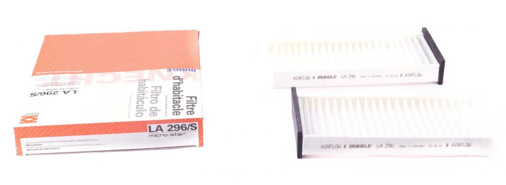 Фильтр салона KNECHT для Mitsubishi Carisma/Colt/Lancer/L200 96-07 (LA 296/S)