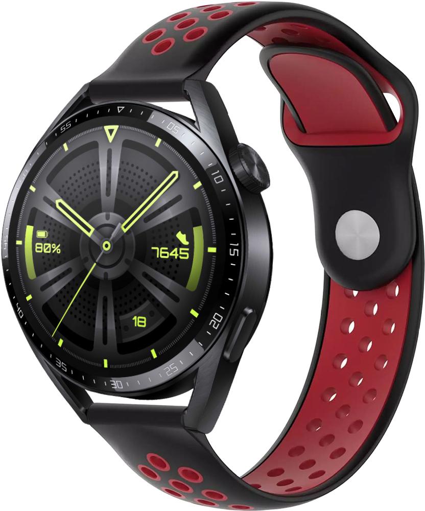 Ремешок Sport для Huawei Watch GT3 46 мм Black/Red (26157-44)