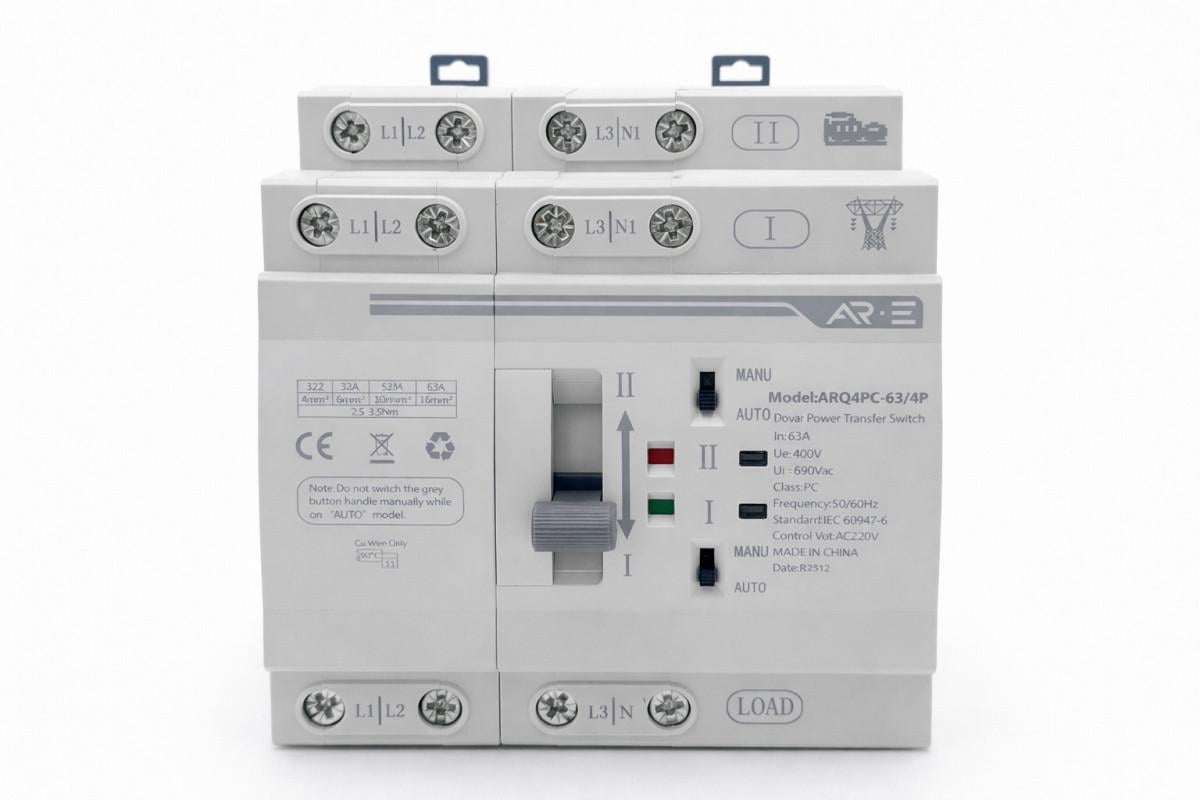 Автомат введення резерву AR.E ARQ4PC-63 4P 63A 400V (33864297)