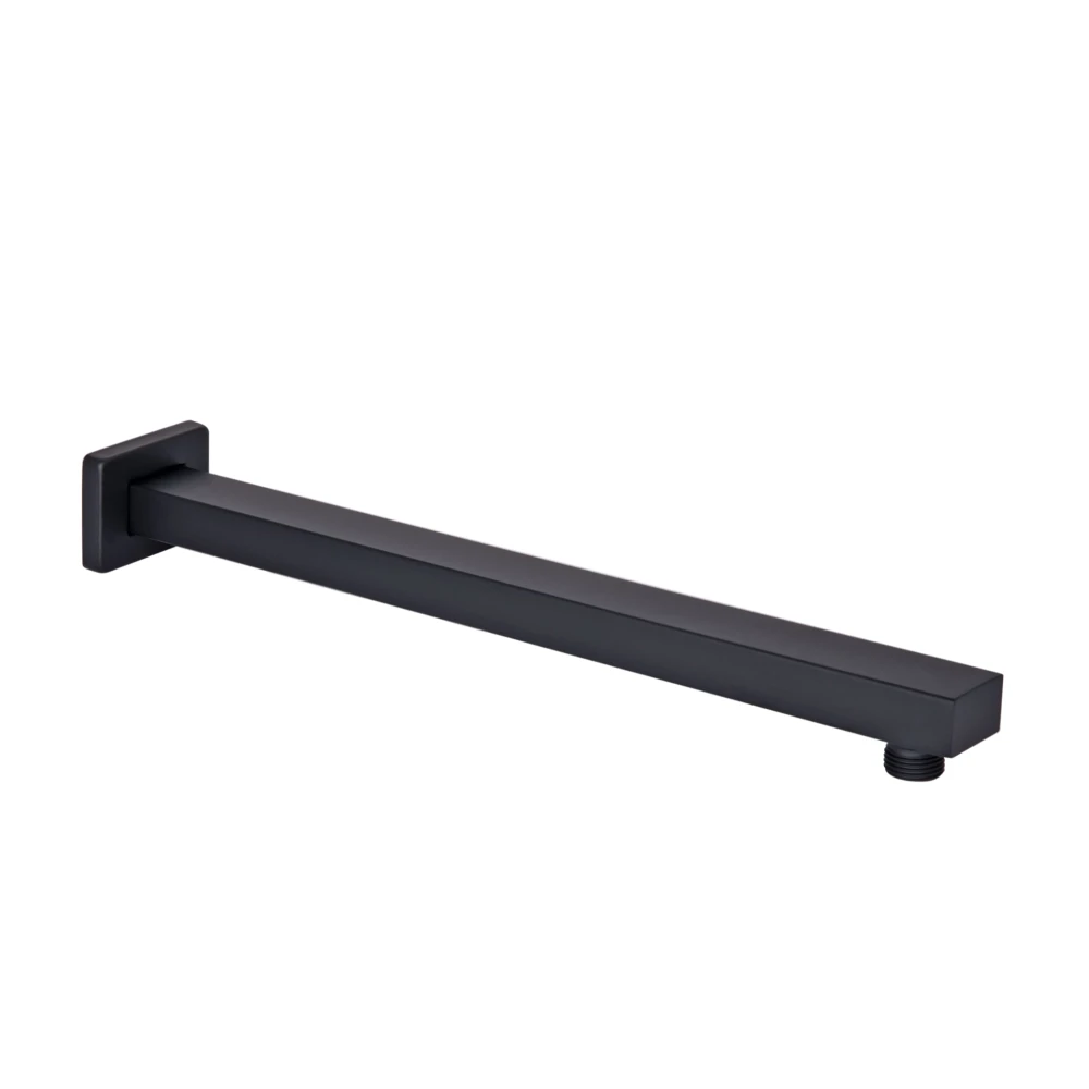 Кронштейн для верхнего душа Qtap Trubice QTTRU120BLM45929 прямоугольный 400 мм Black Matt Черный (SD00052053)