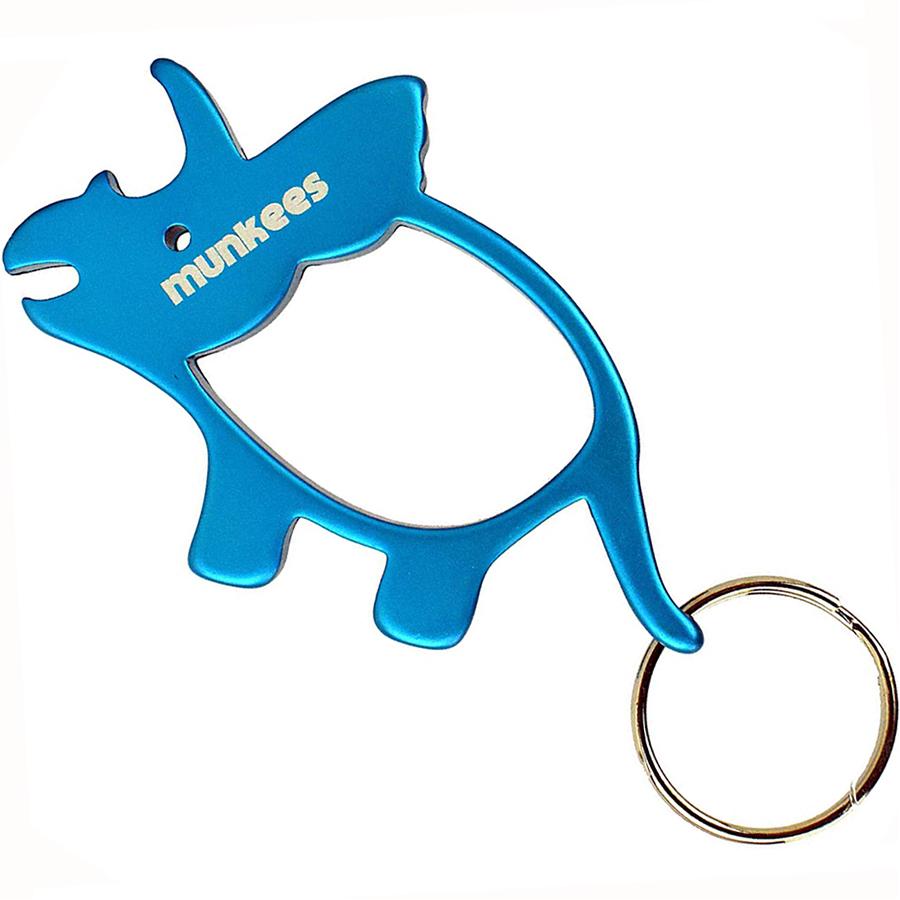 Брелок-открывашка Munkees 3474 Triceratops Blue