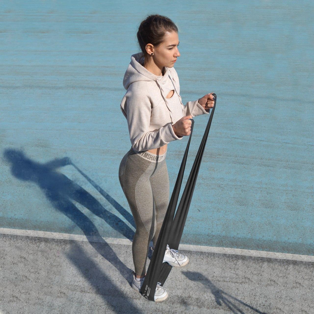 Лента-эспандер для спорта и реабилитации Power System PS-4123 Flat Stretch Band Level 3 12-15 кг Black - фото 8 Лента-эспандер для спорта и реабилитации Power System PS-4123 Flat Stretch Band Level 3 12-15 кг Black - фото 8