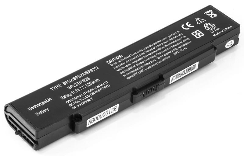 Акумулятор Power для ноутбуків SONY VAIO PCG-6C1N VGP-BPS2 SY5651LH 11,1V 5200mAh