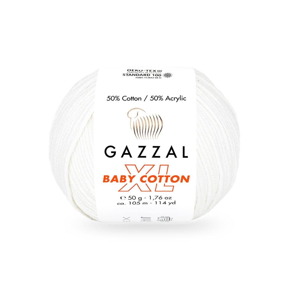 Пряжа Gazzal BabyCotton XL 3410