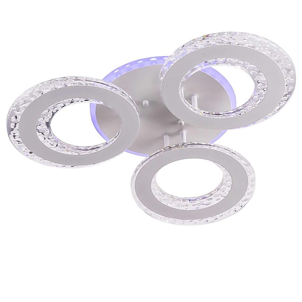 Люстра потолочная светодиодная Light House SRS-19237/3 WH RGB 114W/7W Белый
