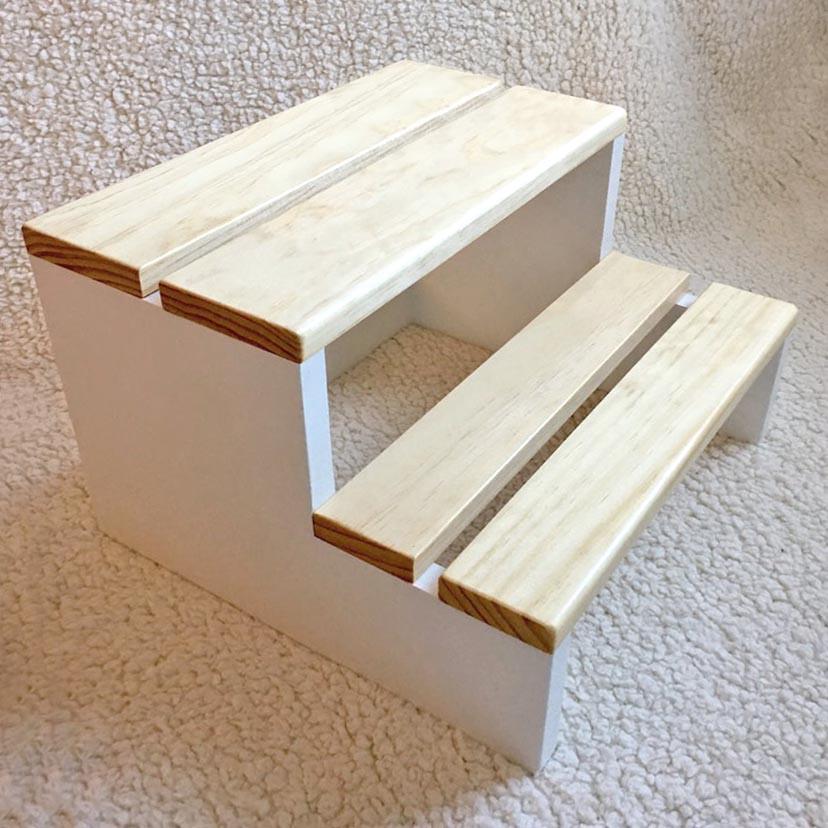 Скамейка-ступенька из дерева Ниагара Зефир/Бланже (ССТ-00072001)