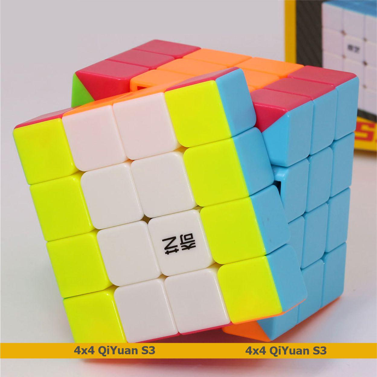 Головоломка кубик QiYi QiYuan S3 4x4 stickerless Цветной (134239) - фото 5 Головоломка кубик QiYi QiYuan S3 4x4 stickerless Цветной (134239) - фото 5