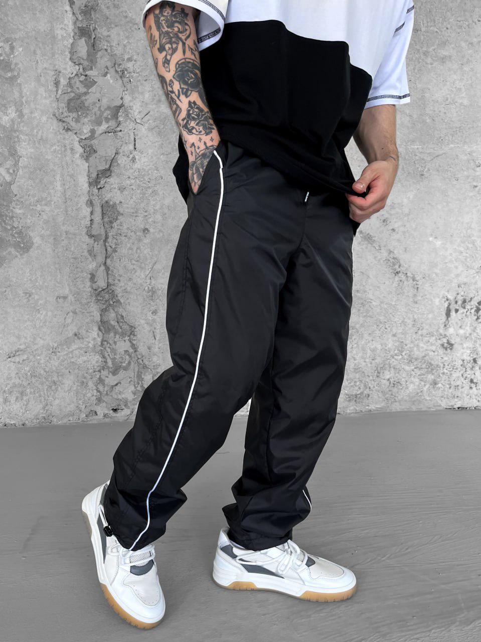 Спортивні штани чоловічі Slide оверсайз M Чорний (26456/1) - фото 5