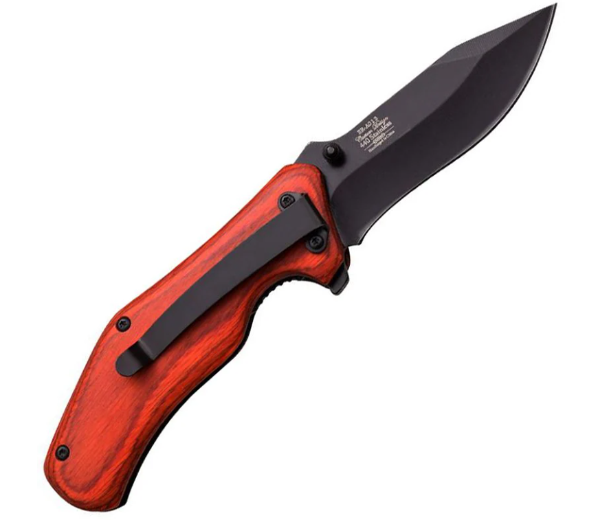 Нож складной для выживания Master Cutlery Elk Ridge ER-A013RW Spring Assisted (ER-A013RW) - фото 2