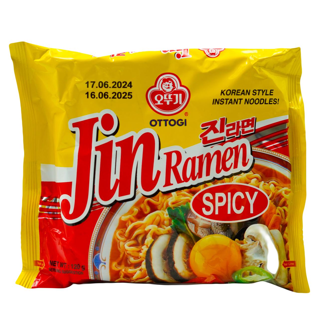 Локшина швидкого приготування OTTOGI Spicy Jin Ramen 120 г (000009456)