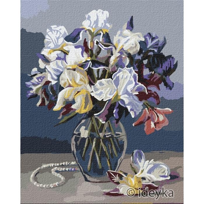 Картина по номерам Идейка Уточненные ирисы 40x50 см (KHO2989)