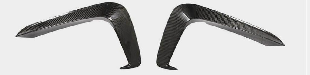 Накладка на передний бампер DDCarbon Flap V1 для S-Line 2016-2020 для Audi A5 2016-2025 гг. карбон (133067)