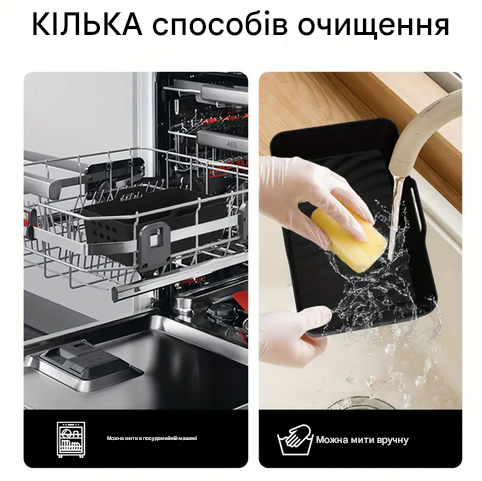 Форма силіконова для аерофрітюрниць прямокутна Сірий (SAM-19-14-7) - фото 4 Форма силіконова для аерофрітюрниць прямокутна Сірий (SAM-19-14-7) - фото 4