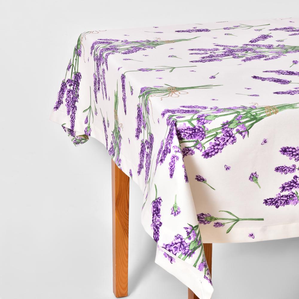 Скатерть IDEIA Лаванда водоотталкивающий хлопок 140x170 см (24942)