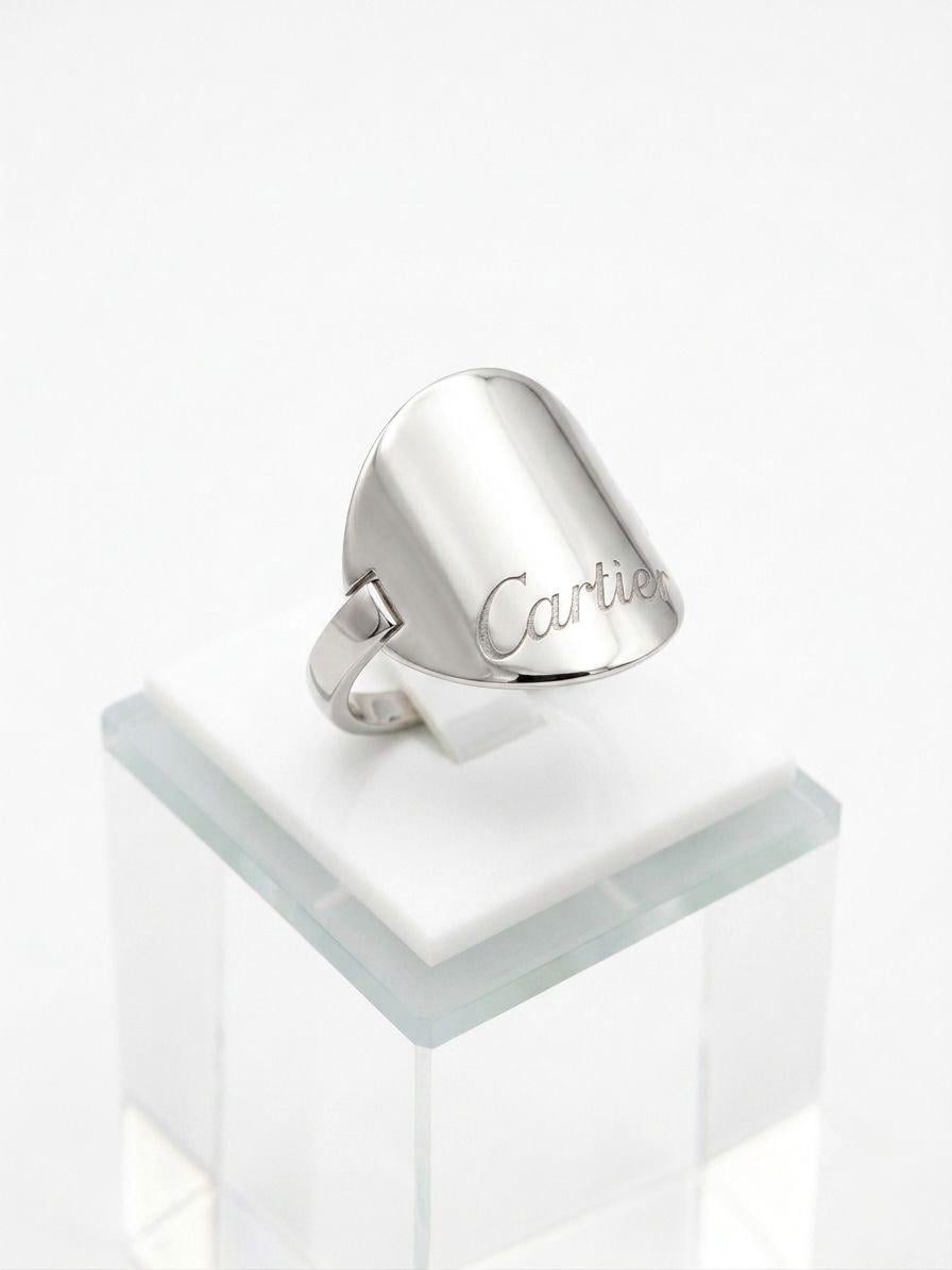 Серебряное кольцо в стиле Cartier (1014)