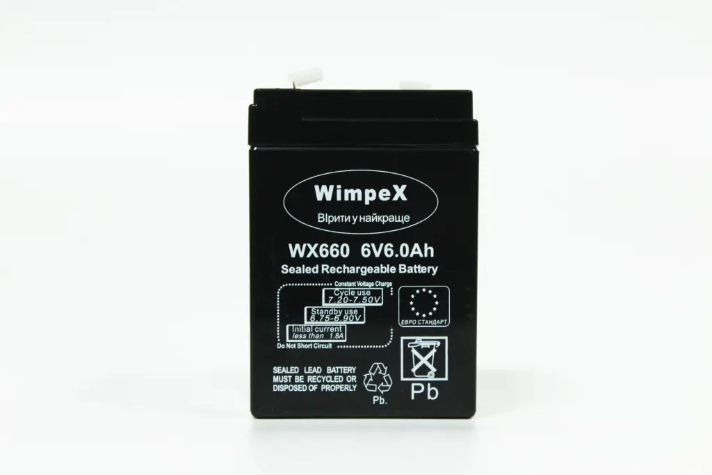 Аккумулятор Wimpex WX660 6 V 6 Ah