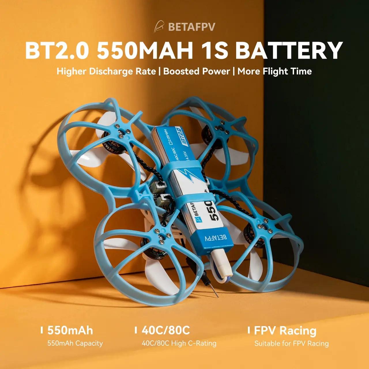 Квадрокоптер Fpv дрон BETAFPV Meteor75 Pro ELRS 2.4G 2battery Brushless Whoop Quadcopter (14685625) - фото 7